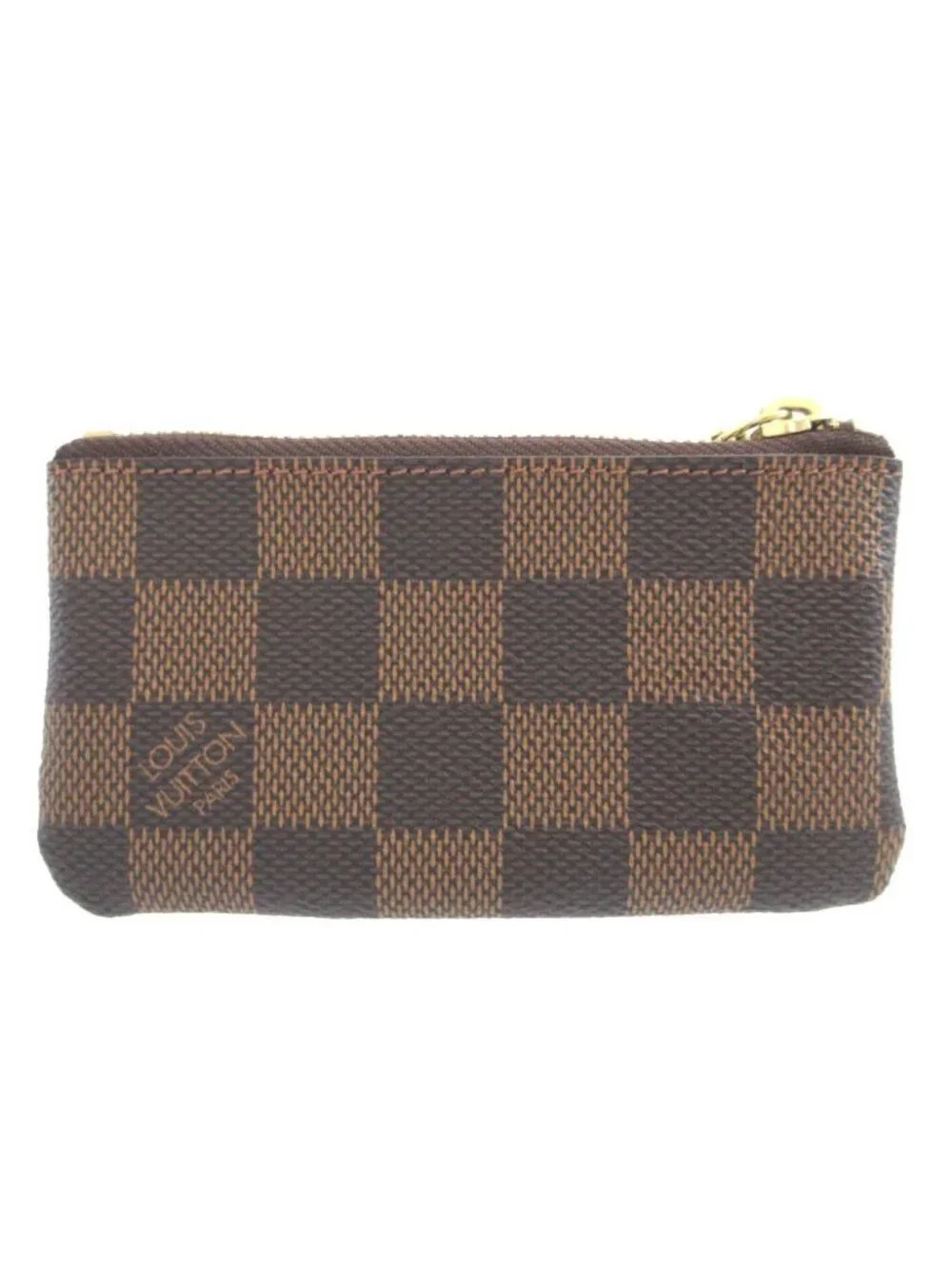 Louis Vuitton Damier Pochette Cles Brown Coin Case